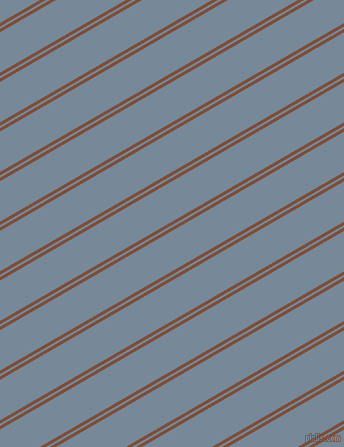 30 degree angles dual striped line, 3 pixel line width, 2 and 35 pixels line spacing, Cigar and Light Slate Grey dual two line striped seamless tileable