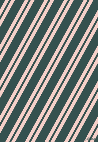 61 degree angles dual stripe line, 11 pixel line width, 6 and 28 pixels line spacing, Coral Candy and Blue Dianne dual two line striped seamless tileable