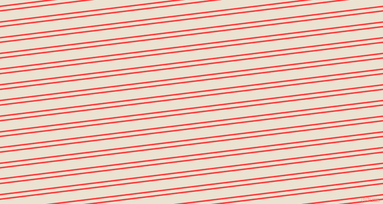 7 degree angles dual striped lines, 3 pixel lines width, 6 and 19 pixels line spacing, Coral Red and Quarter Spanish White dual two line striped seamless tileable
