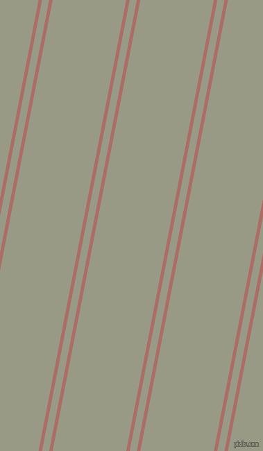 79 degree angles dual stripe lines, 5 pixel lines width, 10 and 104 pixels line spacing, Coral Tree and Lemon Grass dual two line striped seamless tileable