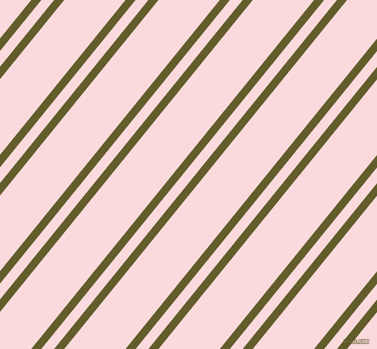 51 degree angle dual stripes lines, 11 pixel lines width, 14 and 67 pixel line spacing, Costa Del Sol and Pale Pink dual two line striped seamless tileable