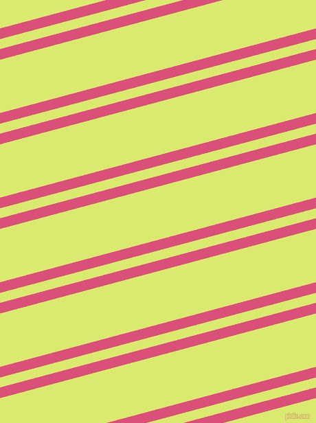 15 degree angles dual stripe line, 15 pixel line width, 14 and 75 pixels line spacing, Cranberry and Mindaro dual two line striped seamless tileable