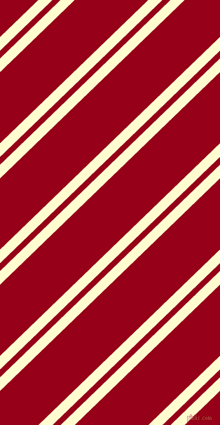 44 degree angle dual striped line, 14 pixel line width, 8 and 73 pixel line spacingCream and Carmine dual two line striped seamless tileable