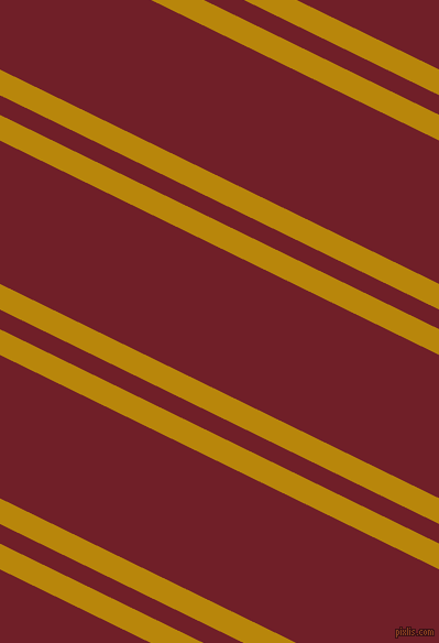 154 degree angle dual stripe lines, 21 pixel lines width, 16 and 117 pixel line spacing, Dark Goldenrod and Red Berry dual two line striped seamless tileable