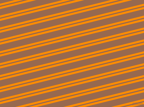 14 degree angle dual striped lines, 7 pixel lines width, 4 and 22 pixel line spacing, Dark Orange and Dark Tan dual two line striped seamless tileable