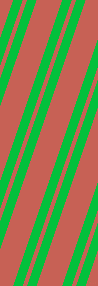 71 degree angles dual stripe lines, 31 pixel lines width, 14 and 83 pixels line spacing, Dark Pastel Green and Sunglo dual two line striped seamless tileable