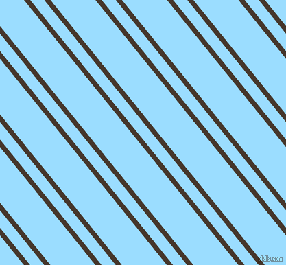 129 degree angle dual stripes line, 7 pixel line width, 16 and 51 pixel line spacing, Dark Rum and Columbia Blue dual two line striped seamless tileable