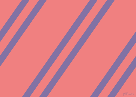 55 degree angle dual stripe line, 21 pixel line width, 26 and 118 pixel line spacing, Deluge and Light Coral dual two line striped seamless tileable