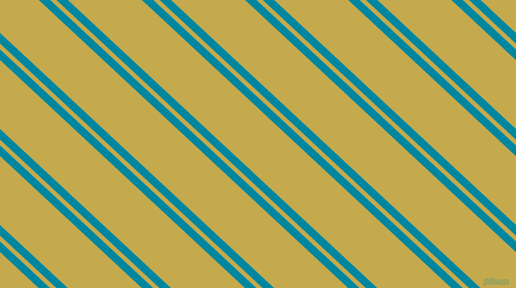 137 degree angle dual striped line, 11 pixel line width, 6 and 71 pixel line spacing, Eastern Blue and Sundance dual two line striped seamless tileable