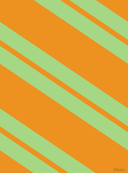 146 degree angle dual striped lines, 48 pixel lines width, 16 and 119 pixel line spacing, Feijoa and Carrot Orange dual two line striped seamless tileable