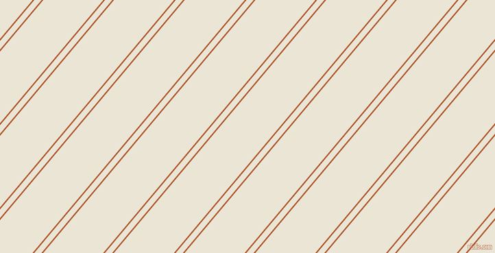 50 degree angles dual stripe lines, 2 pixel lines width, 8 and 67 pixels line spacing, Fiery Orange and Cararra dual two line striped seamless tileable