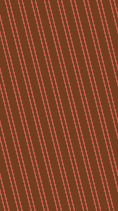 104 degree angle dual striped lines, 5 pixel lines width, 8 and 25 pixel line spacing, Flame Pea and Peru Tan dual two line striped seamless tileable