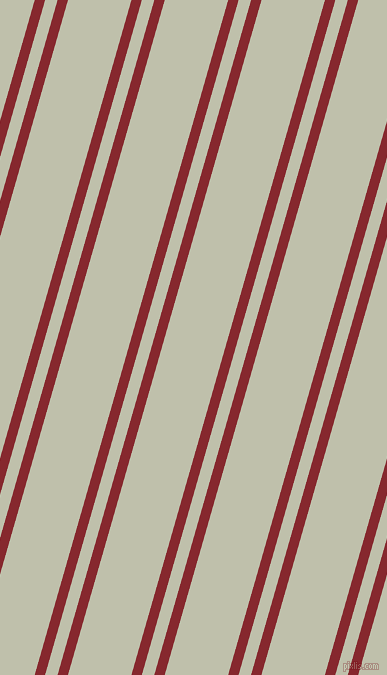 74 degree angles dual stripes lines, 10 pixel lines width, 12 and 61 pixels line spacing, Flame Red and Kidnapper dual two line striped seamless tileable