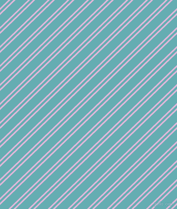 44 degree angle dual striped lines, 3 pixel lines width, 4 and 17 pixel line spacing, French Lilac and Fountain Blue dual two line striped seamless tileable