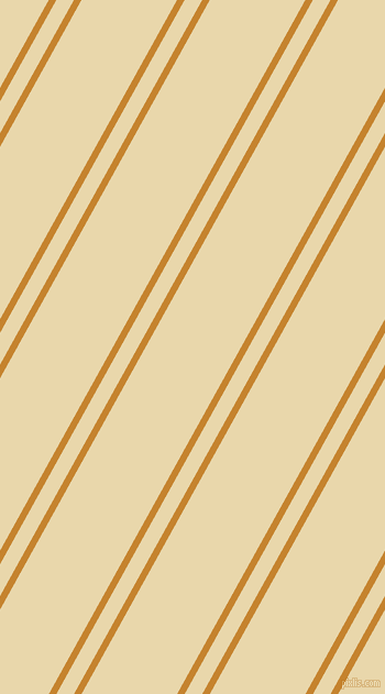 61 degree angle dual striped line, 6 pixel line width, 14 and 76 pixel line spacing, Geebung and Beeswax dual two line striped seamless tileable