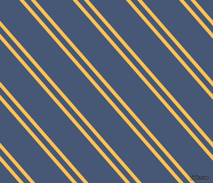 131 degree angles dual stripes lines, 7 pixel lines width, 10 and 56 pixels line spacing, Golden Tainoi and Chambray dual two line striped seamless tileable