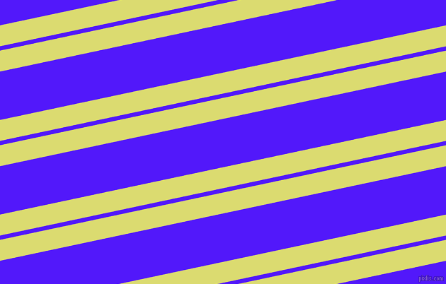 12 degree angle dual stripe line, 29 pixel line width, 6 and 67 pixel line spacing, Goldenrod and Han Purple dual two line striped seamless tileable