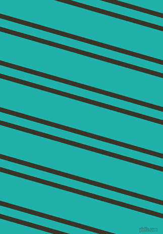 164 degree angles dual stripe line, 9 pixel line width, 16 and 55 pixels line spacing, Graphite and Light Sea Green dual two line striped seamless tileable