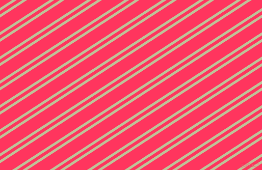 33 degree angle dual stripes lines, 5 pixel lines width, 6 and 24 pixel line spacing, Green Mist and Radical Red dual two line striped seamless tileable