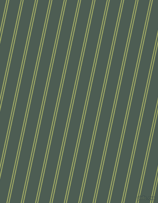 78 degree angles dual stripe line, 2 pixel line width, 2 and 22 pixels line spacing, Green Smoke and Feldgrau dual two line striped seamless tileable