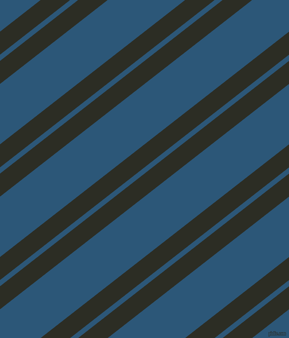 38 degree angles dual striped line, 37 pixel line width, 10 and 97 pixels line spacing, Green Waterloo and Venice Blue dual two line striped seamless tileable