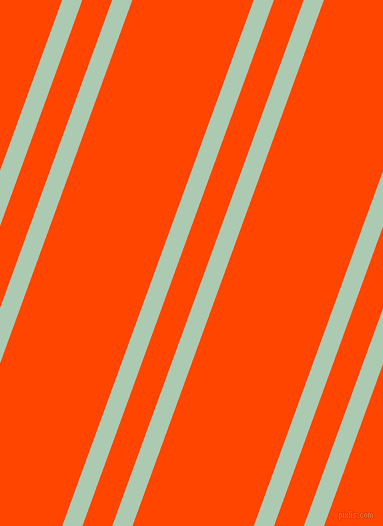70 degree angle dual striped lines, 19 pixel lines width, 28 and 114 pixel line spacing, Gum Leaf and Orange Red dual two line striped seamless tileable