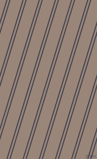 73 degree angle dual stripes lines, 4 pixel lines width, 6 and 40 pixel line spacing, Gun Powder and Almond Frost dual two line striped seamless tileable