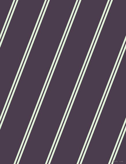 69 degree angles dual stripe line, 6 pixel line width, 4 and 86 pixels line spacing, Hint Of Green and Bossanova dual two line striped seamless tileable