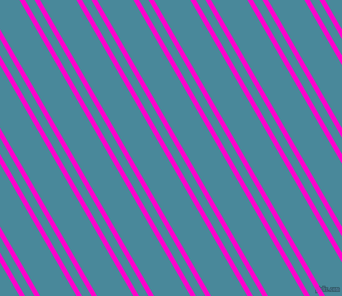 120 degree angle dual striped lines, 7 pixel lines width, 12 and 46 pixel line spacing, Hot Magenta and Hippie Blue dual two line striped seamless tileable