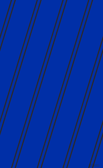 73 degree angles dual stripes lines, 4 pixel lines width, 8 and 67 pixels line spacingJaguar and International Klein Blue dual two line striped seamless tileable