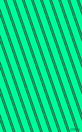 109 degree angles dual stripe lines, 4 pixel lines width, 2 and 23 pixels line spacing, Jewel and Medium Spring Green dual two line striped seamless tileable