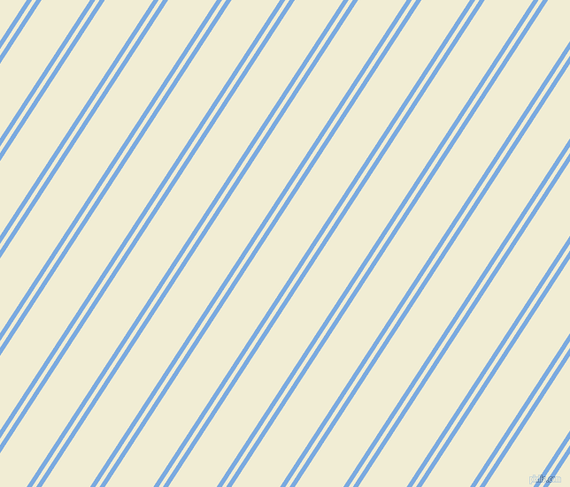 57 degree angle dual stripes line, 5 pixel line width, 4 and 46 pixel line spacing, Jordy Blue and Rum Swizzle dual two line striped seamless tileable