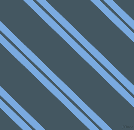 136 degree angle dual striped lines, 22 pixel lines width, 8 and 103 pixel line spacing, Jordy Blue and San Juan dual two line striped seamless tileable