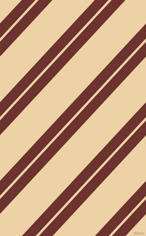 47 degree angle dual striped line, 34 pixel line width, 8 and 105 pixel line spacing, Kenyan Copper and Dairy Cream dual two line striped seamless tileable
