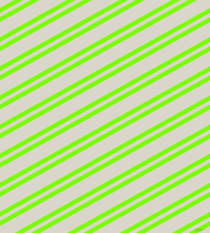 29 degree angles dual stripe line, 14 pixel line width, 12 and 43 pixels line spacing, Lawn Green and White Pointer dual two line striped seamless tileable