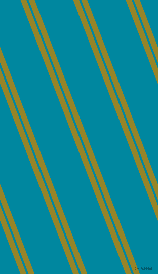 111 degree angle dual striped line, 11 pixel line width, 4 and 71 pixel line spacing, Lemon Ginger and Eastern Blue dual two line striped seamless tileable