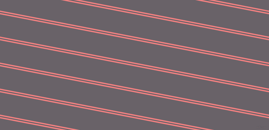 169 degree angles dual stripe lines, 5 pixel lines width, 4 and 83 pixels line spacing, Light Coral and Salt Box dual two line striped seamless tileable