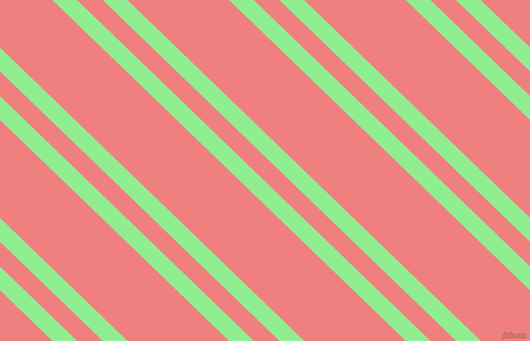 136 degree angle dual stripes line, 25 pixel line width, 26 and 103 pixel line spacing, Light Green and Light Coral dual two line striped seamless tileable