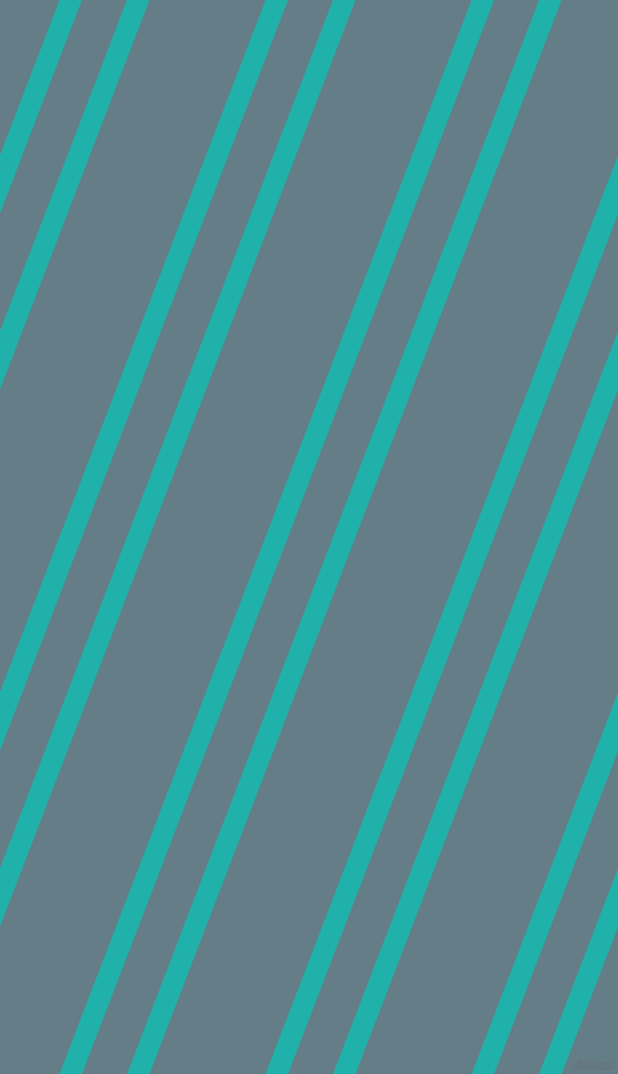 69 degree angles dual striped line, 19 pixel line width, 38 and 98 pixels line spacing, Light Sea Green and Hoki dual two line striped seamless tileable