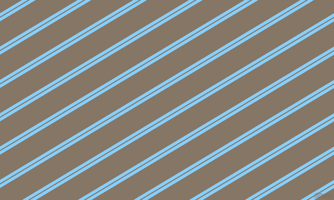 31 degree angles dual stripes line, 6 pixel line width, 2 and 43 pixels line spacing, Light Sky Blue and Sand Dune dual two line striped seamless tileable