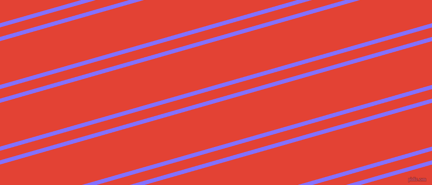 16 degree angle dual stripe line, 8 pixel line width, 18 and 83 pixel line spacing, Light Slate Blue and Cinnabar dual two line striped seamless tileable