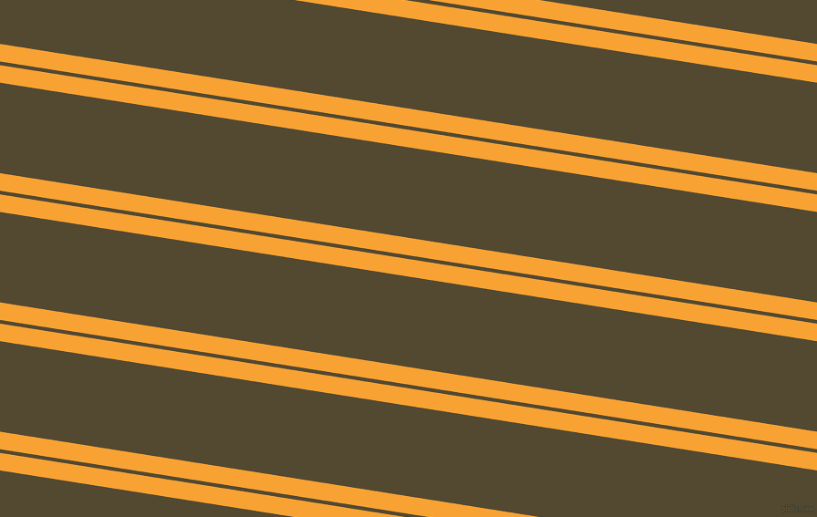 171 degree angles dual striped lines, 19 pixel lines width, 4 and 98 pixels line spacing, Lightning Yellow and Punga dual two line striped seamless tileable