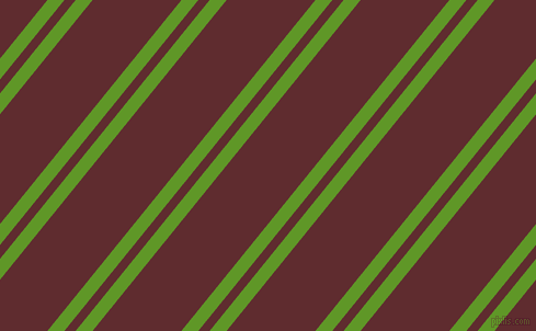 51 degree angles dual stripes lines, 12 pixel lines width, 8 and 63 pixels line spacing, Limeade and Jazz dual two line striped seamless tileable