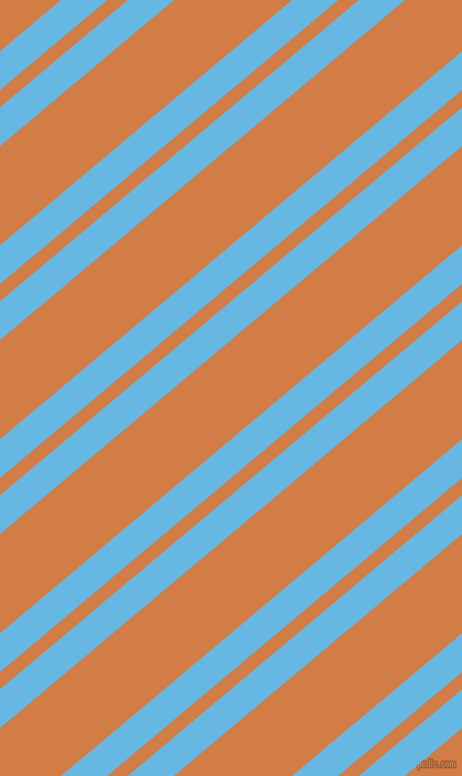 40 degree angles dual stripe lines, 27 pixel lines width, 12 and 69 pixels line spacing, Malibu and Raw Sienna dual two line striped seamless tileable