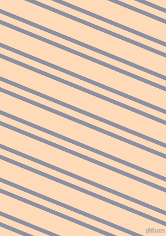 158 degree angles dual striped lines, 8 pixel lines width, 12 and 34 pixels line spacing, Manatee and Peach Puff dual two line striped seamless tileable