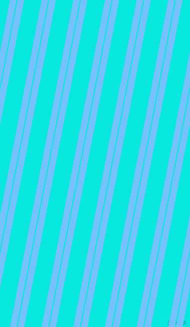 79 degree angle dual striped lines, 13 pixel lines width, 2 and 34 pixel line spacingMaya Blue and Bright Turquoise dual two line striped seamless tileable