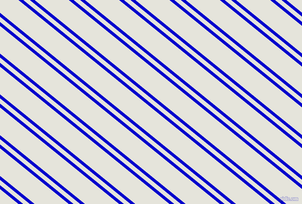 141 degree angles dual striped line, 6 pixel line width, 8 and 42 pixels line spacing, Medium Blue and Black White dual two line striped seamless tileable