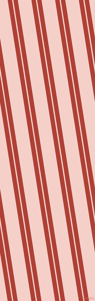 99 degree angles dual striped lines, 14 pixel lines width, 4 and 43 pixels line spacing, Medium Carmine and Coral Candy dual two line striped seamless tileable