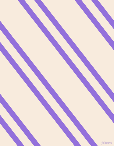 128 degree angles dual striped lines, 18 pixel lines width, 26 and 90 pixels line spacing, Medium Purple and Bridal Heath dual two line striped seamless tileable
