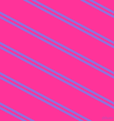 152 degree angle dual striped lines, 7 pixel lines width, 6 and 69 pixel line spacing, Medium Purple and Wild Strawberry dual two line striped seamless tileable